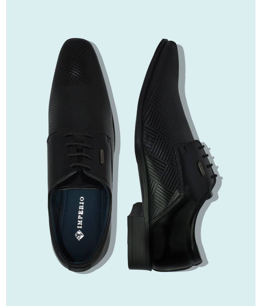 Ajanta Black Men's Oxford Formal Shoes Ajanta Black Men's Oxford Formal Shoes