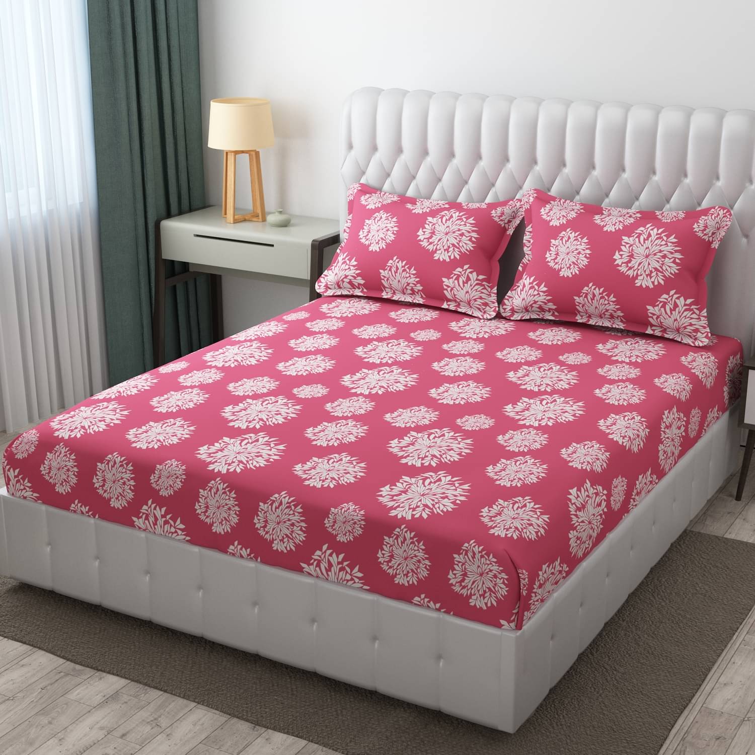 Apala Microfiber 1 Double King Bedsheet with 2 Pillow Covers ( Mauve ) Apala Microfiber 1 Double King Bedsheet with 2 Pillow Covers ( Mauve )