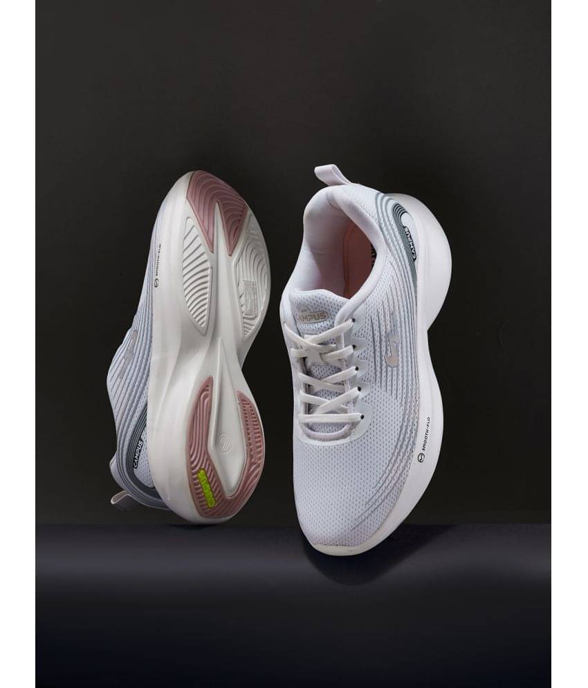     			Campus - White Women's Running Shoes