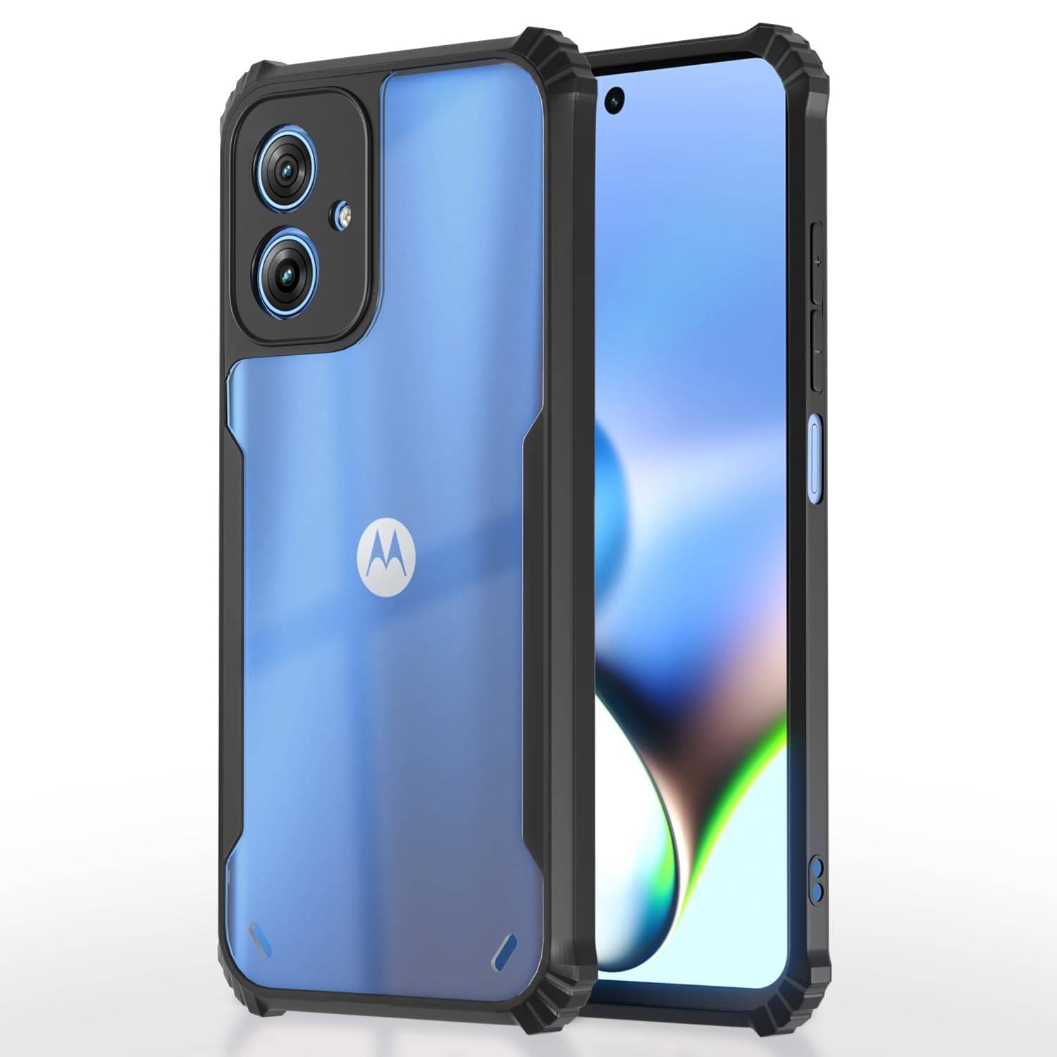     			Case Vault Covers Bumper Cases Compatible For Polycarbonate Motorola G64 5G ( Pack of 1 )