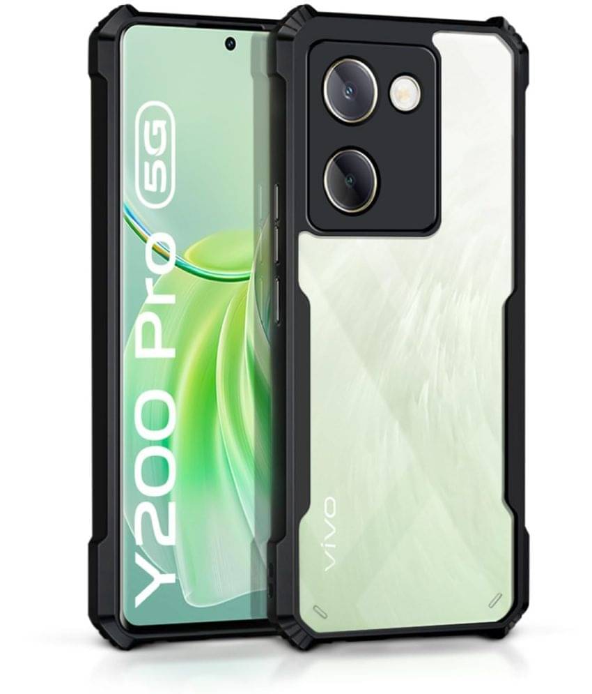 Case Vault Covers Bumper Cases Compatible For Polycarbonate Vivo Y200 Pro ( Pack of 1 ) Case Vault Covers Bumper Cases Compatible For Polycarbonate Vivo Y200 Pro ( Pack of 1 )