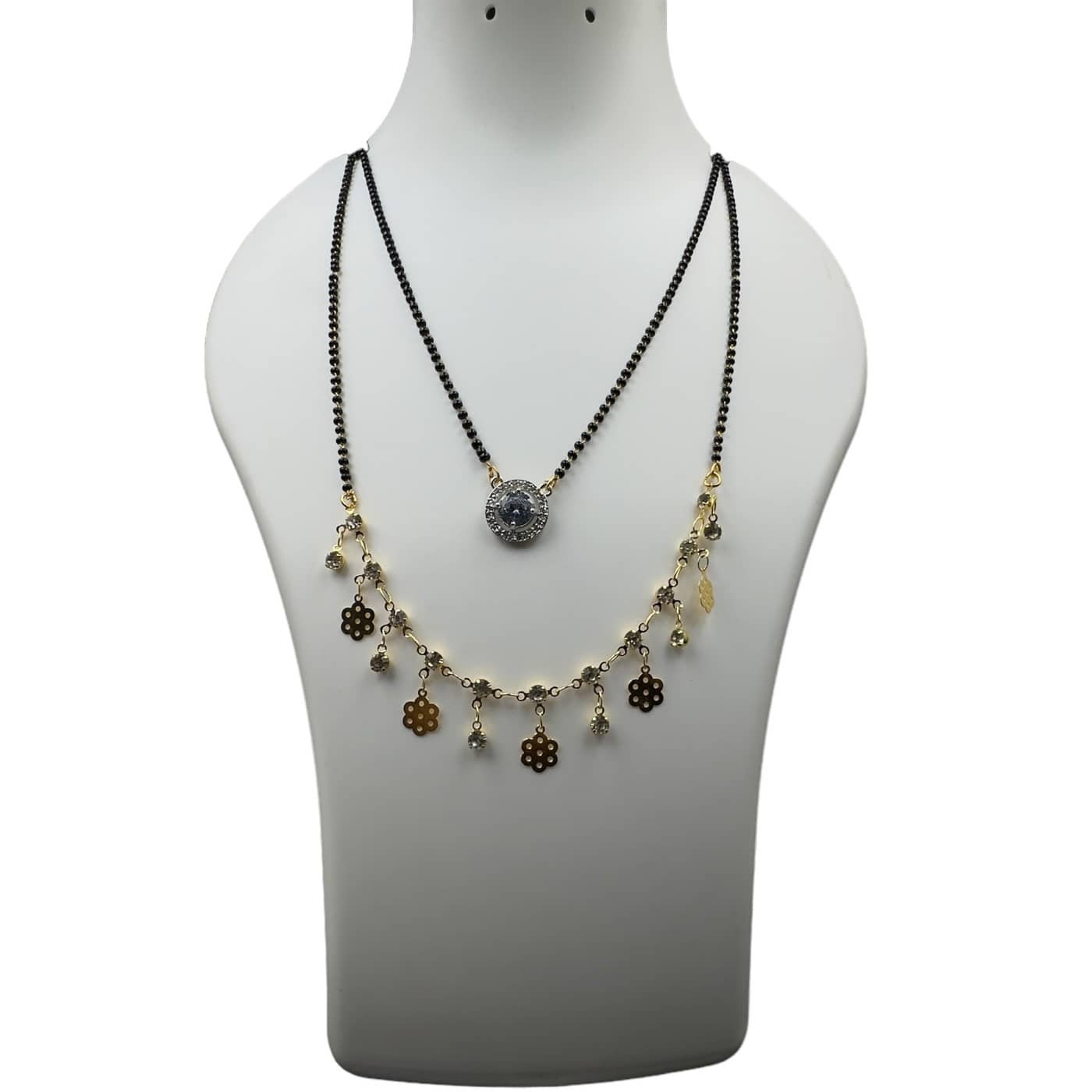 Charms Golden Mangalsutra Set ( Pack of 2 )