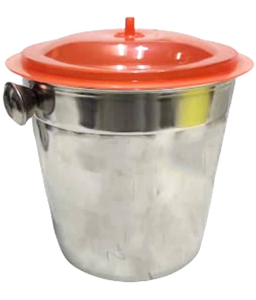 Dynore Stainless Steel Single Walled Ice Bucket - Cookware | Buy online on ZillyBuy