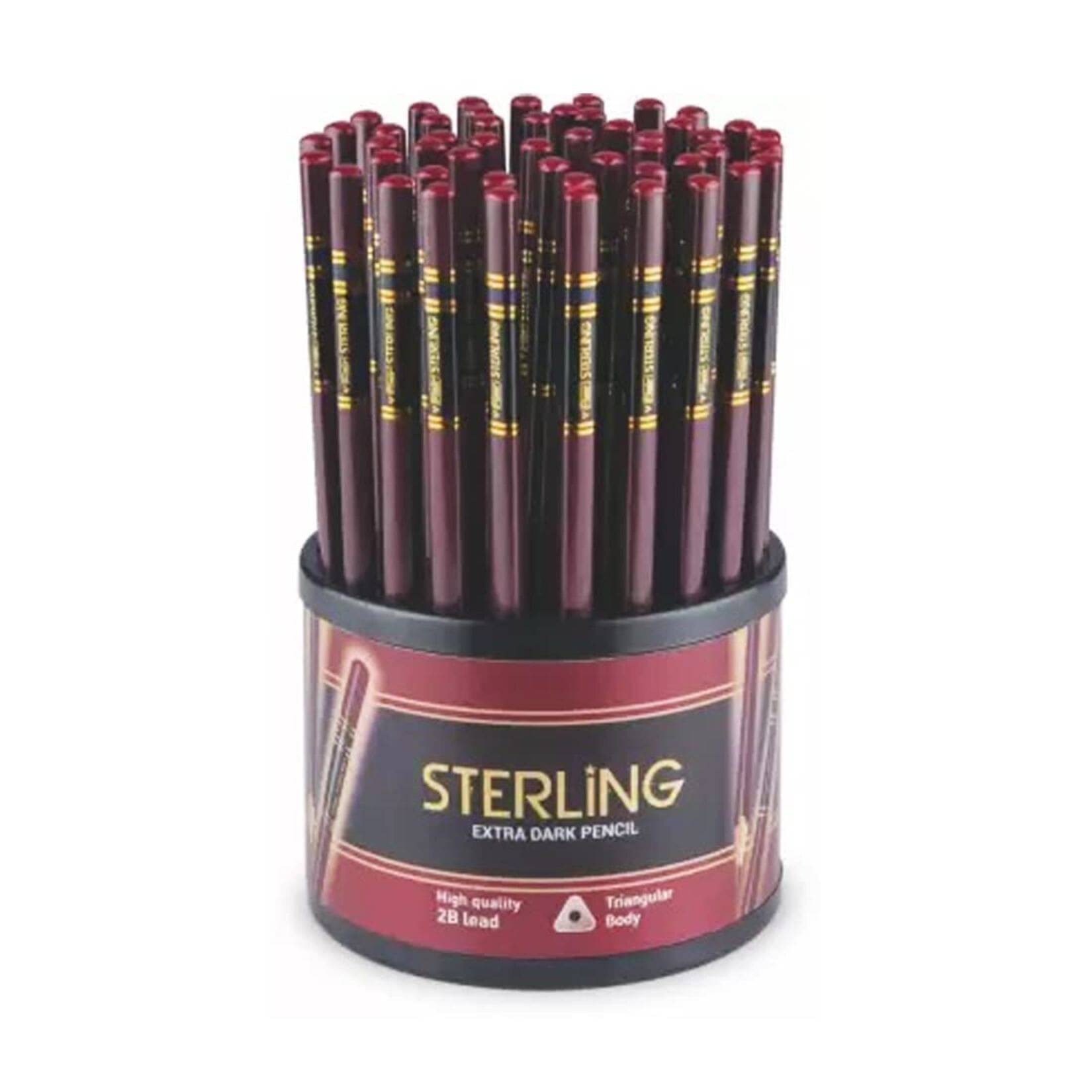 Flair Creative Series Sterling Graphite Pencil Tumbler Set - Extra Dark 2B Lead Set Of 50 Pencil Flair Creative Series Sterling Graphite Pencil Tumbler Set - Extra Dark 2B Lead Set Of 50 Pencil