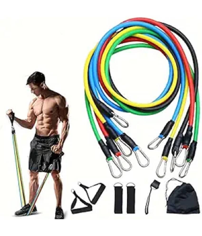 Fitness Scout Rubber Resistance Band + Wrist Support 7-10 kg - Sports and Fitness Equipment | Buy online on ZillyBuy
