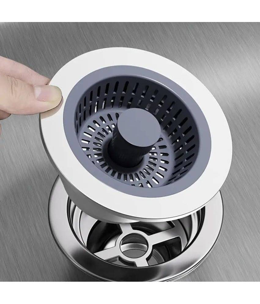GEEO 3 in 1 Kitchen Sink Drain Strainer - Stopper Set, Stainless Steel Kitchen Sink Stopper, Pop Up Anti-Clogging Sink Strainer Basket Filter for US Standard 3-1/2 Inch Kitchen Drain GEEO 3 in 1 Kitchen Sink Drain Strainer - Stopper Set, Stainless Steel Kitchen Sink Stopper, Pop Up Anti-Clogging Sink Strainer Basket Filter for US Standard 3-1/2 Inch Kitchen Drain