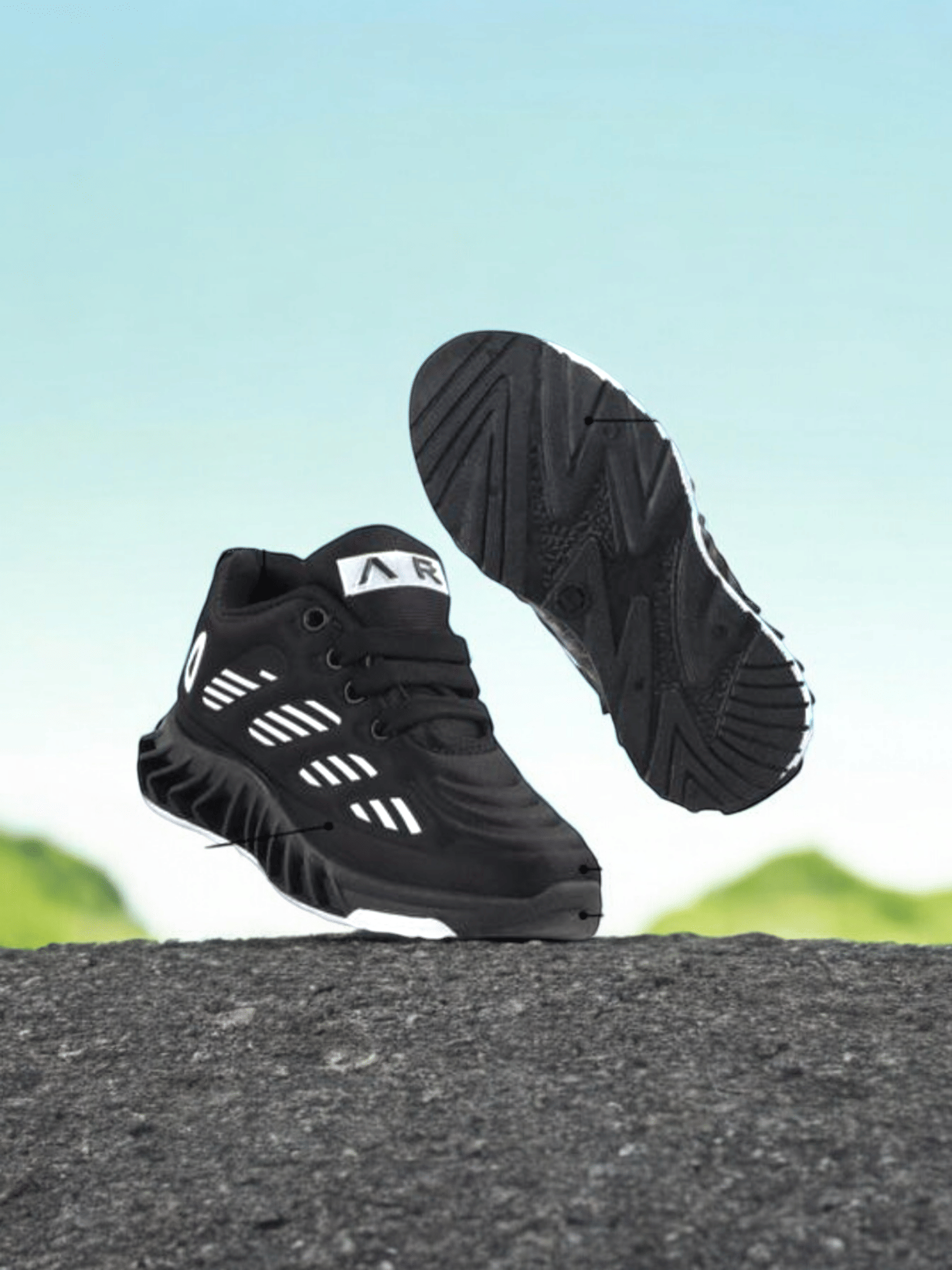 GLOBIN - Black Boy's Sneakers ( 1 Pair ) - Casual Shoes | Buy online on ZillyBuy
