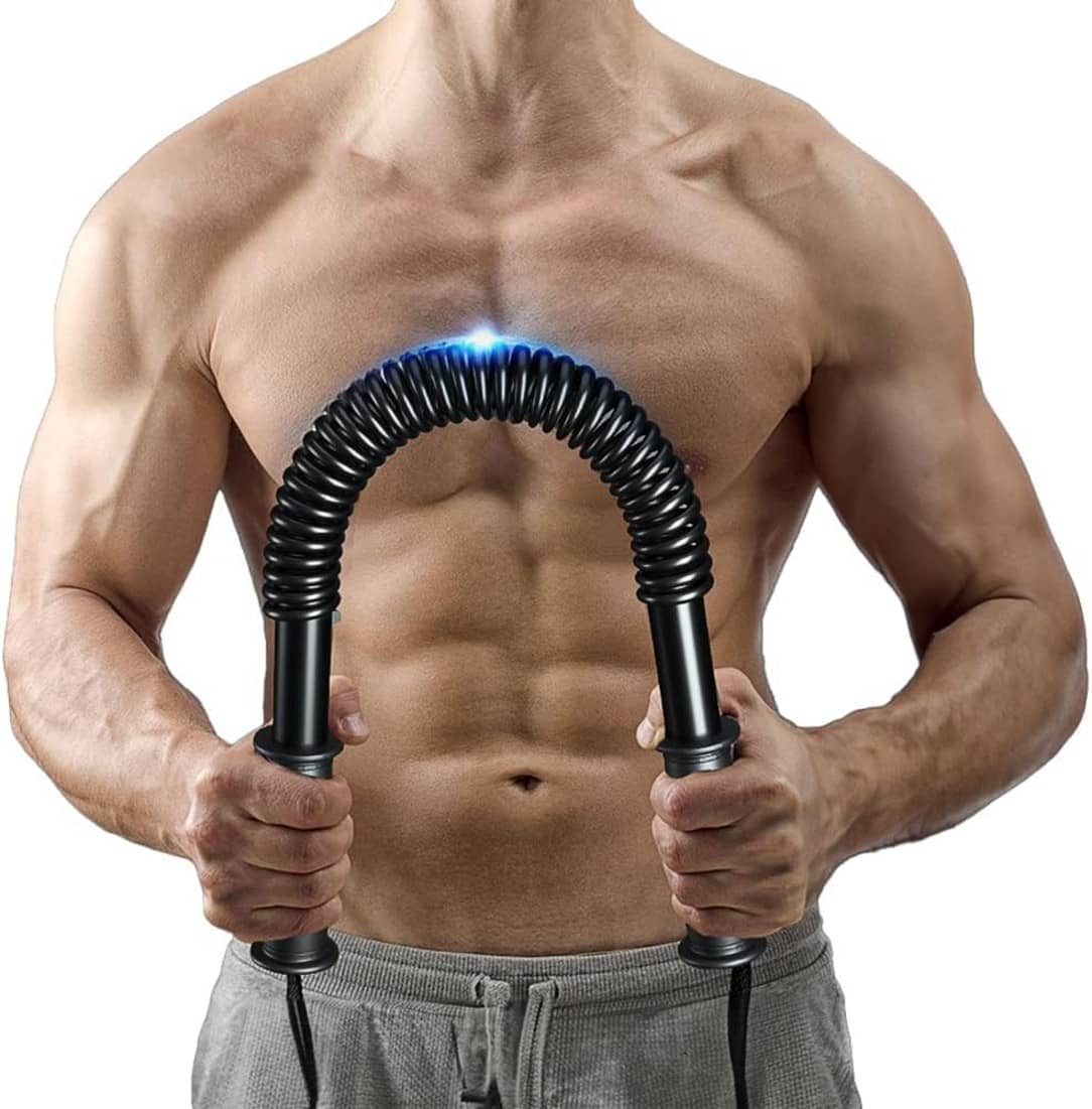 HORSE FIT Power Twister Bar |20kg- Upper Body Exercise for Chest, Shoulder, Forearm, Bicep and Arm Strengthener | arm Exercise Equipment | arm Strength Equipment | Hand Gripper - Sports and Fitness Equipment | Buy online on ZillyBuy