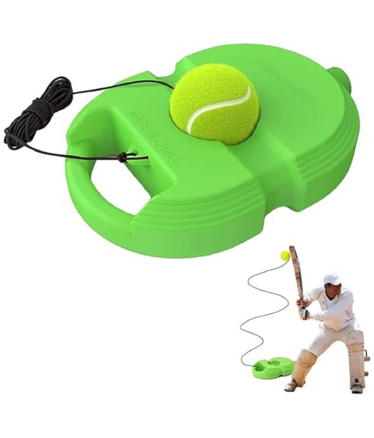 HORSE FIT Tennis Trainer Rebound Ball with  String Balls, Solo Tennis Training Equipment for Self-Practice, Portable Tennis Practice Training Tools for Adults, Kids, Beginners Sport Exercise(Multicolor) - Sports and Fitness Equipment | Buy online on ZillyBuy