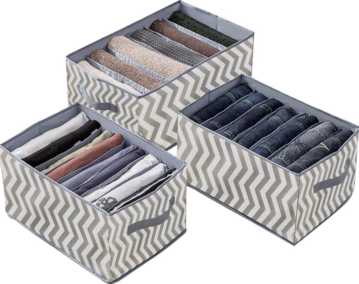     			House Of Quirk Closet Organizers ( Pack of 3 )