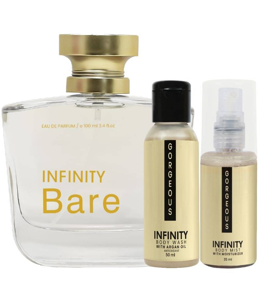     			Infinity Bare EDP Perfume 100ml, Beaute Body Wash 50ml, Beaute Body Mist 35ml Pack of 3