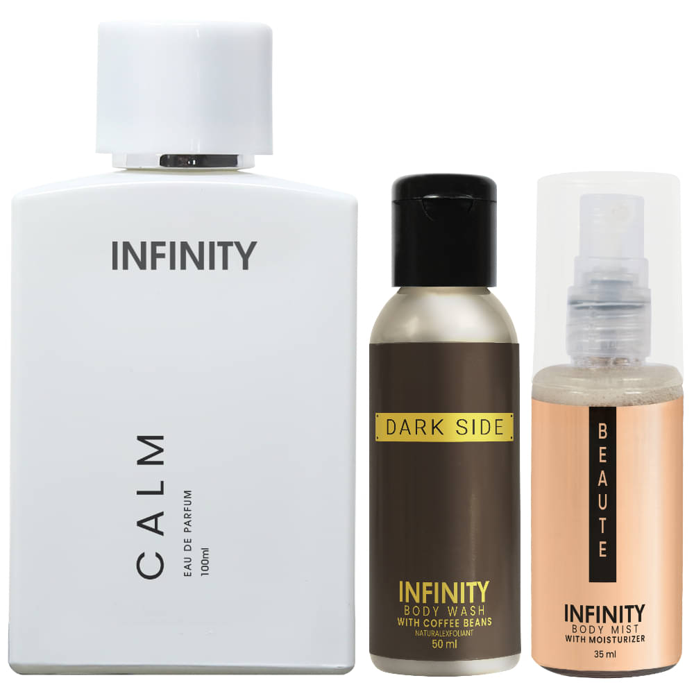     			Infinity Bare EDP Perfume 100ml, Beaute Body Wash 50ml, Beaute Body Mist 35ml Pack of 3