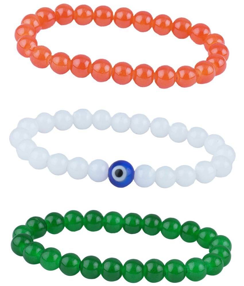 JFL - Jewellery For Less Multicolor Bracelet ( Pack of 3 )     			JFL - Jewellery For Less Multicolor Bracelet ( Pack of 3 )