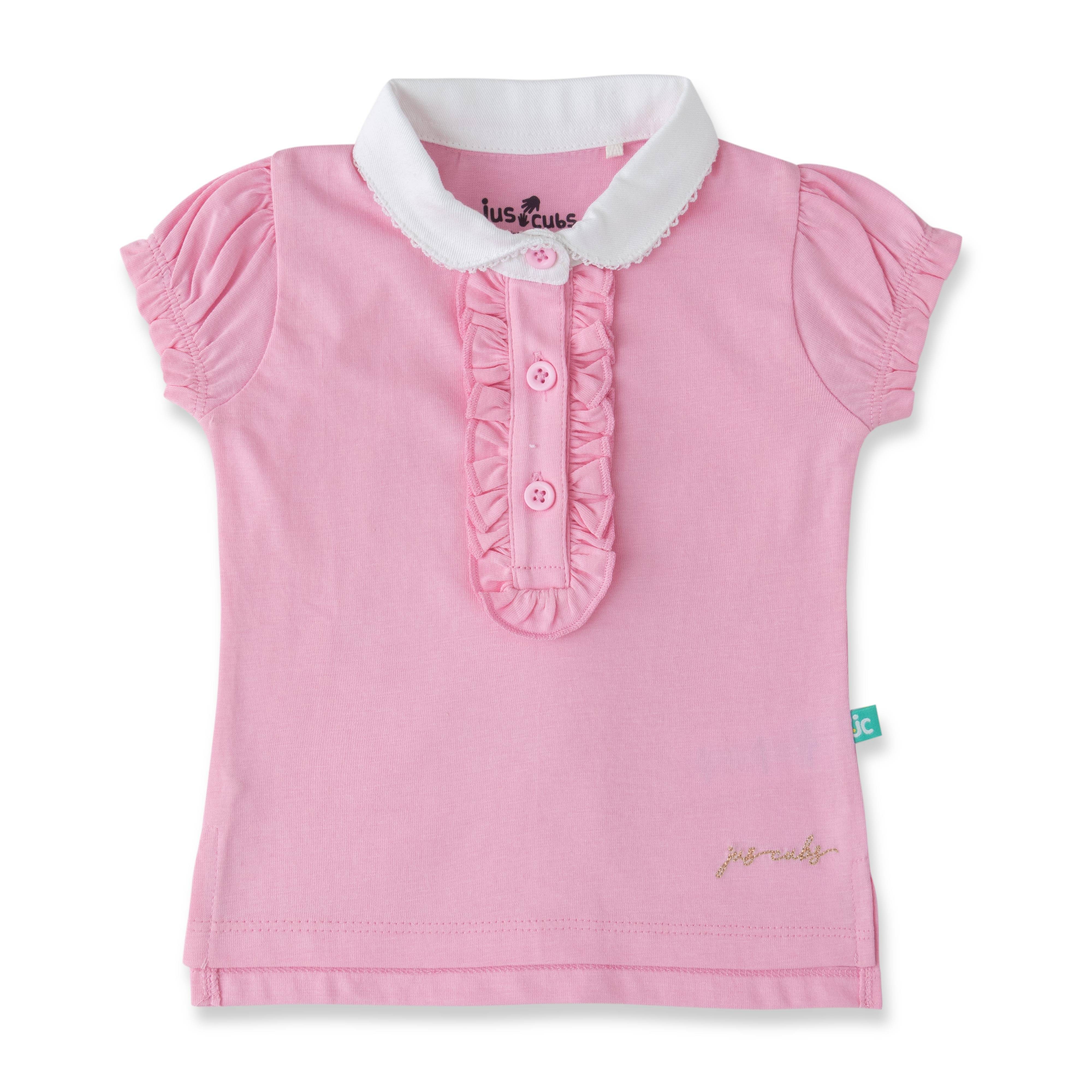     			Juscubs Pack of 1 Baby Girls Cotton T-Shirt ( Pink )