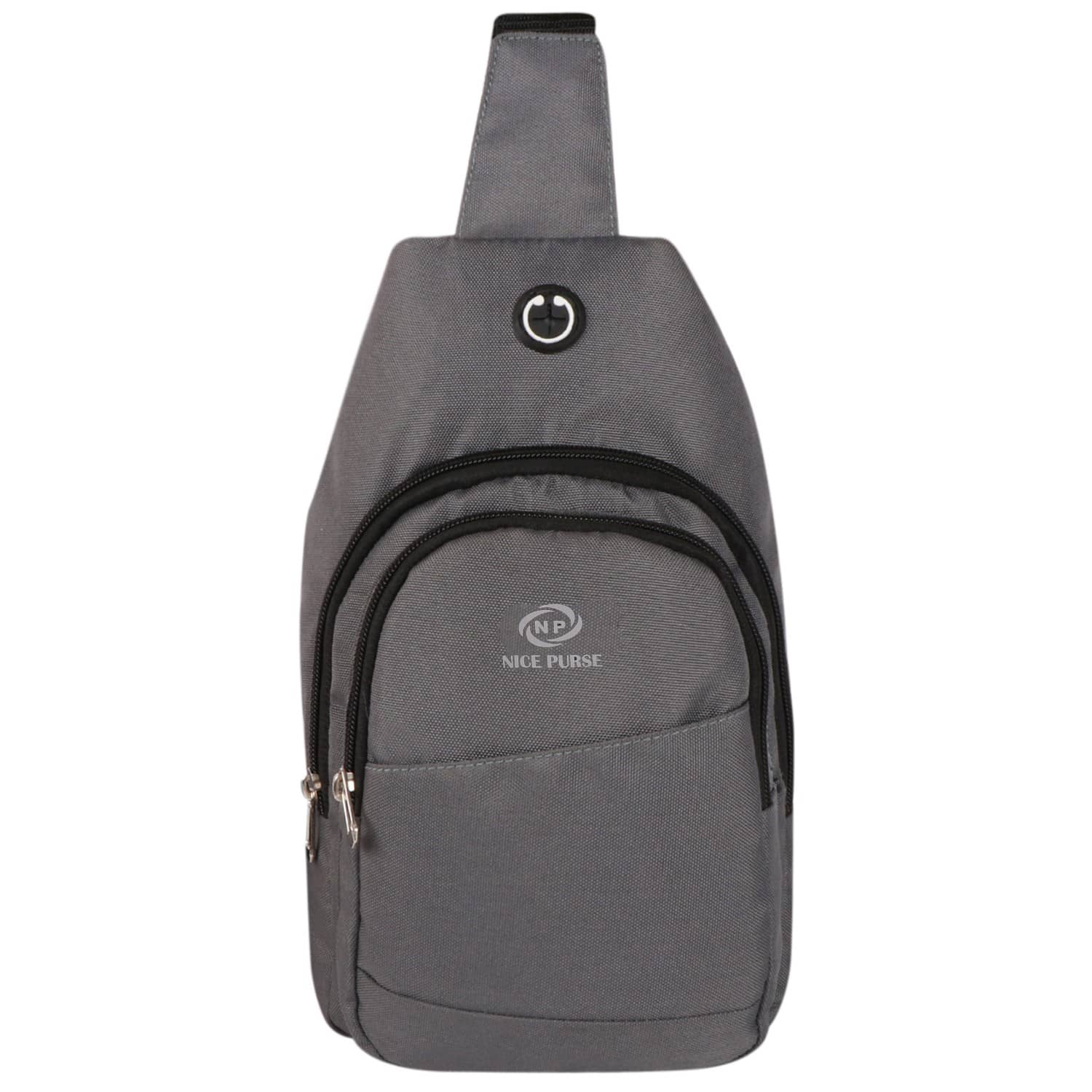 Nice Purse Grey Solid Messenger Bag - Handbags | Buy online on ZillyBuy