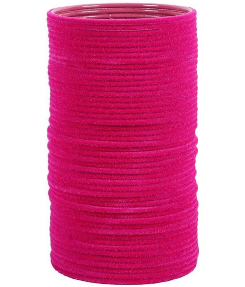 Omsar Jewelry Pink Bangle Set ( Pack of 36 ) Omsar Jewelry Pink Bangle Set ( Pack of 36 )
