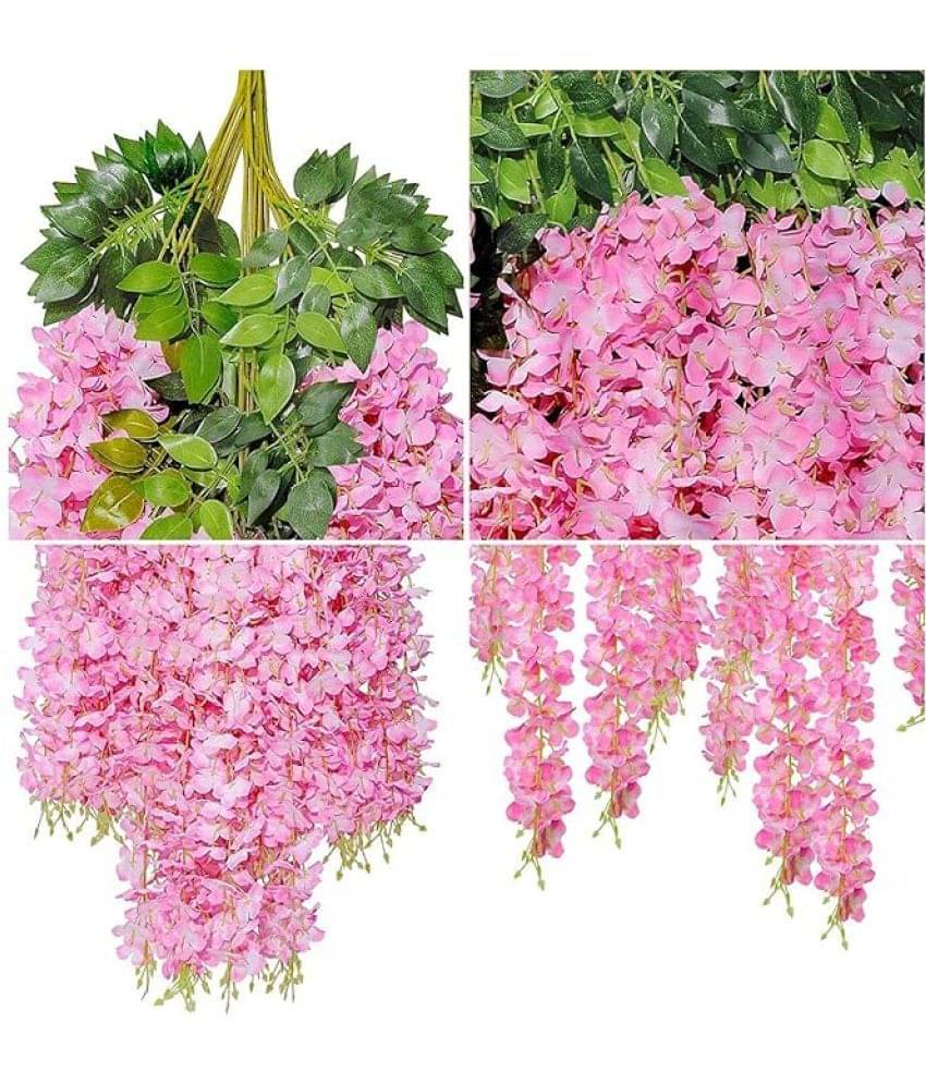     			RealPBR - Pink Wild Artificial Flower ( Pack of 4 )