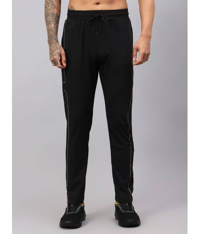 Vector X Black Polyester Men's Sports Trackpants ( Pack of 1 ) Vector X Black Polyester Men's Sports Trackpants ( Pack of 1 )
