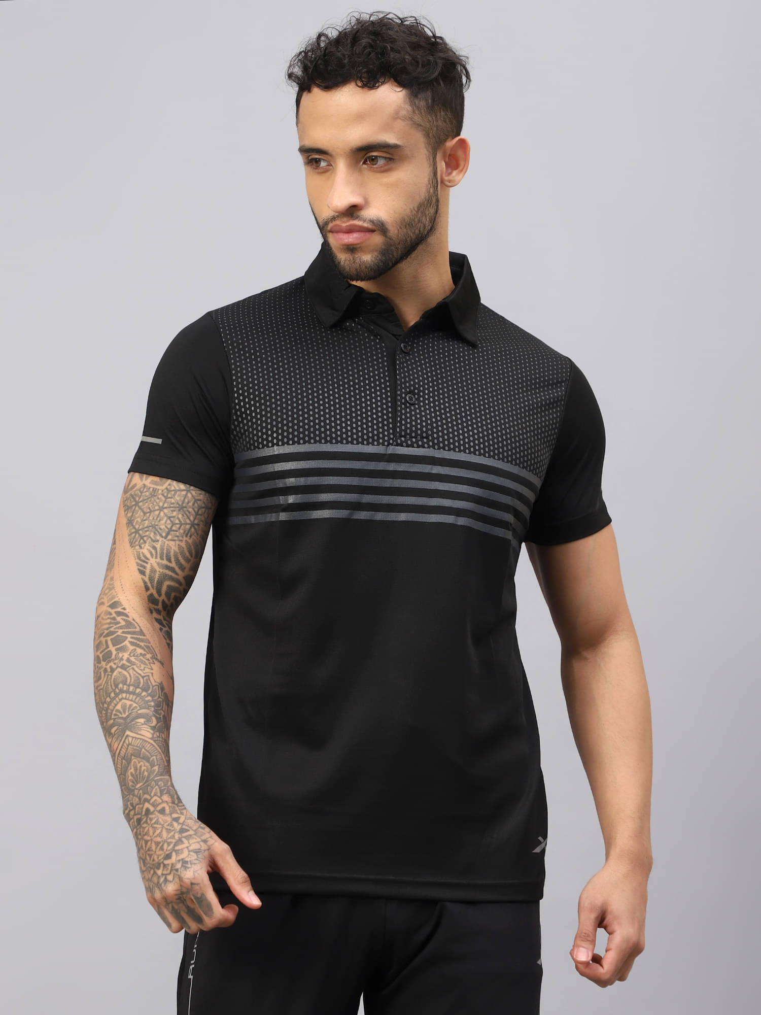 Vector X Black Polyester Regular Fit Men's Sports Polo T-Shirt ( Pack of 1 ) Vector X Black Polyester Regular Fit Men's Sports Polo T-Shirt ( Pack of 1 )