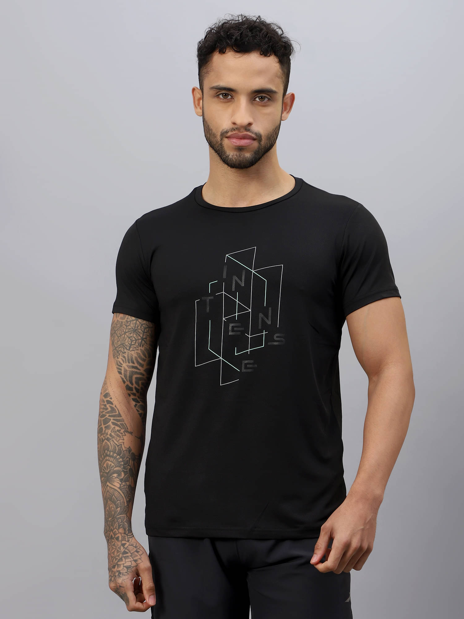 Vector X Black Polyester Regular Fit Men's Sports T-Shirt ( Pack of 1 ) Vector X Black Polyester Regular Fit Men's Sports T-Shirt ( Pack of 1 )