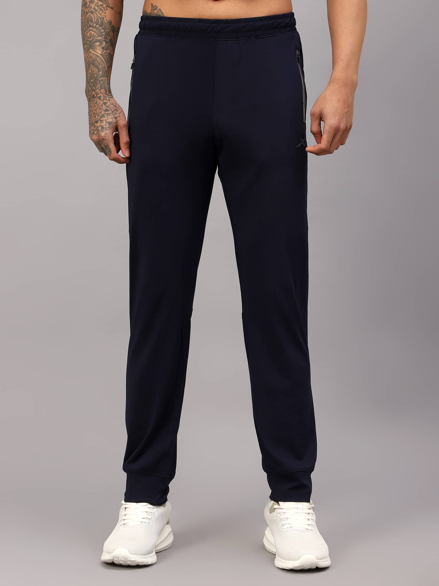 Vector X Navy Polyester Men's Sports Joggers ( Pack of 1 ) Vector X Navy Polyester Men's Sports Joggers ( Pack of 1 )