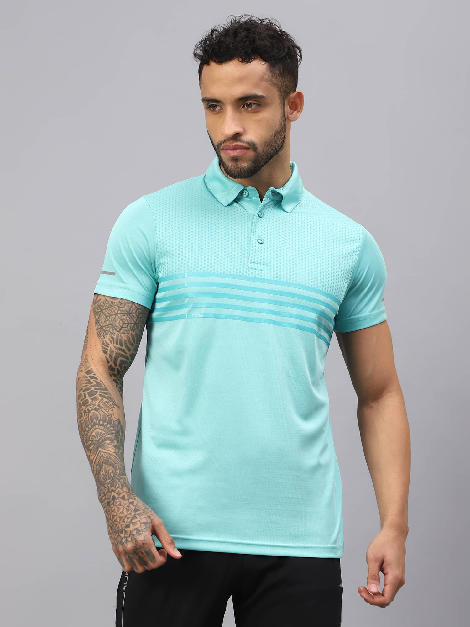 Vector X Sea Green Polyester Regular Fit Men's Sports Polo T-Shirt ( Pack of 1 ) Vector X Sea Green Polyester Regular Fit Men's Sports Polo T-Shirt ( Pack of 1 )