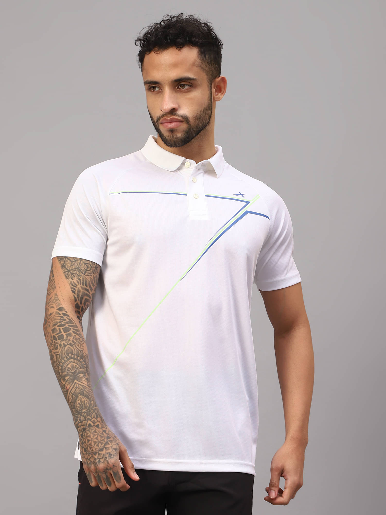 Vector X White Polyester Regular Fit Men's Sports Polo T-Shirt ( Pack of 1 ) Vector X White Polyester Regular Fit Men's Sports Polo T-Shirt ( Pack of 1 )