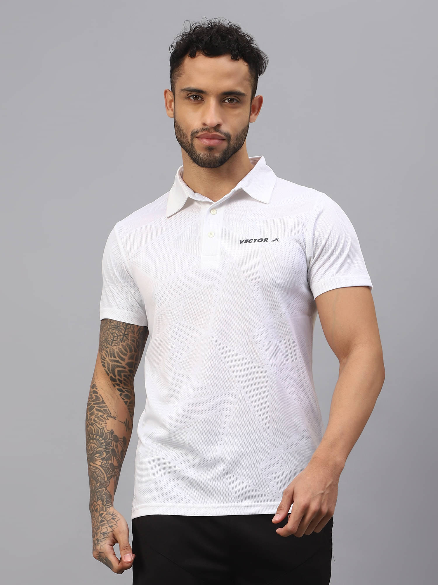 Vector X White Polyester Regular Fit Men's Sports Polo T-Shirt ( Pack of 1 ) Vector X White Polyester Regular Fit Men's Sports Polo T-Shirt ( Pack of 1 )