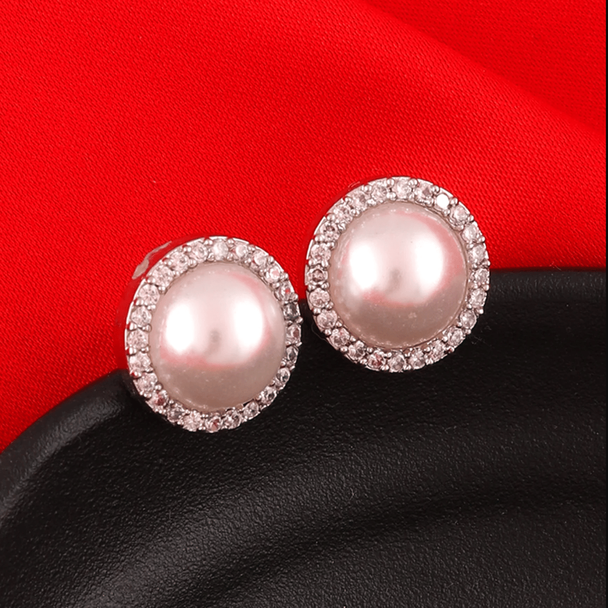 gilher White Stud Earrings ( Pack of 1 ) - Earrings | Buy online on ZillyBuy