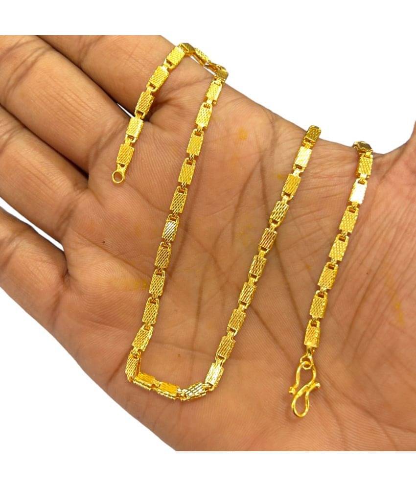     			AKLINA Gold Plated Chain ( Set of 1 )