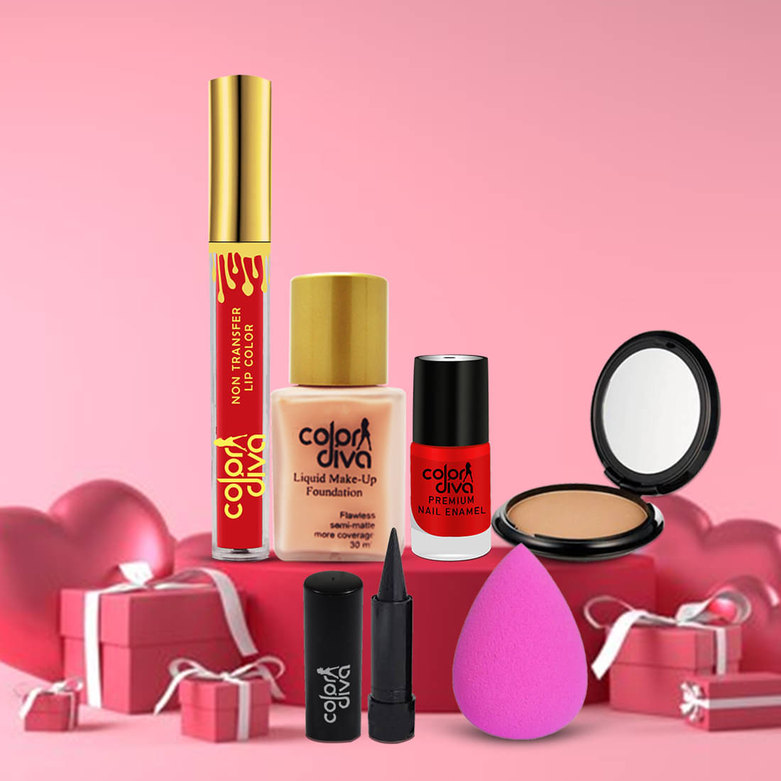     			Adbeni Makeup Kit ( Set of 6 pc Makeup combo )