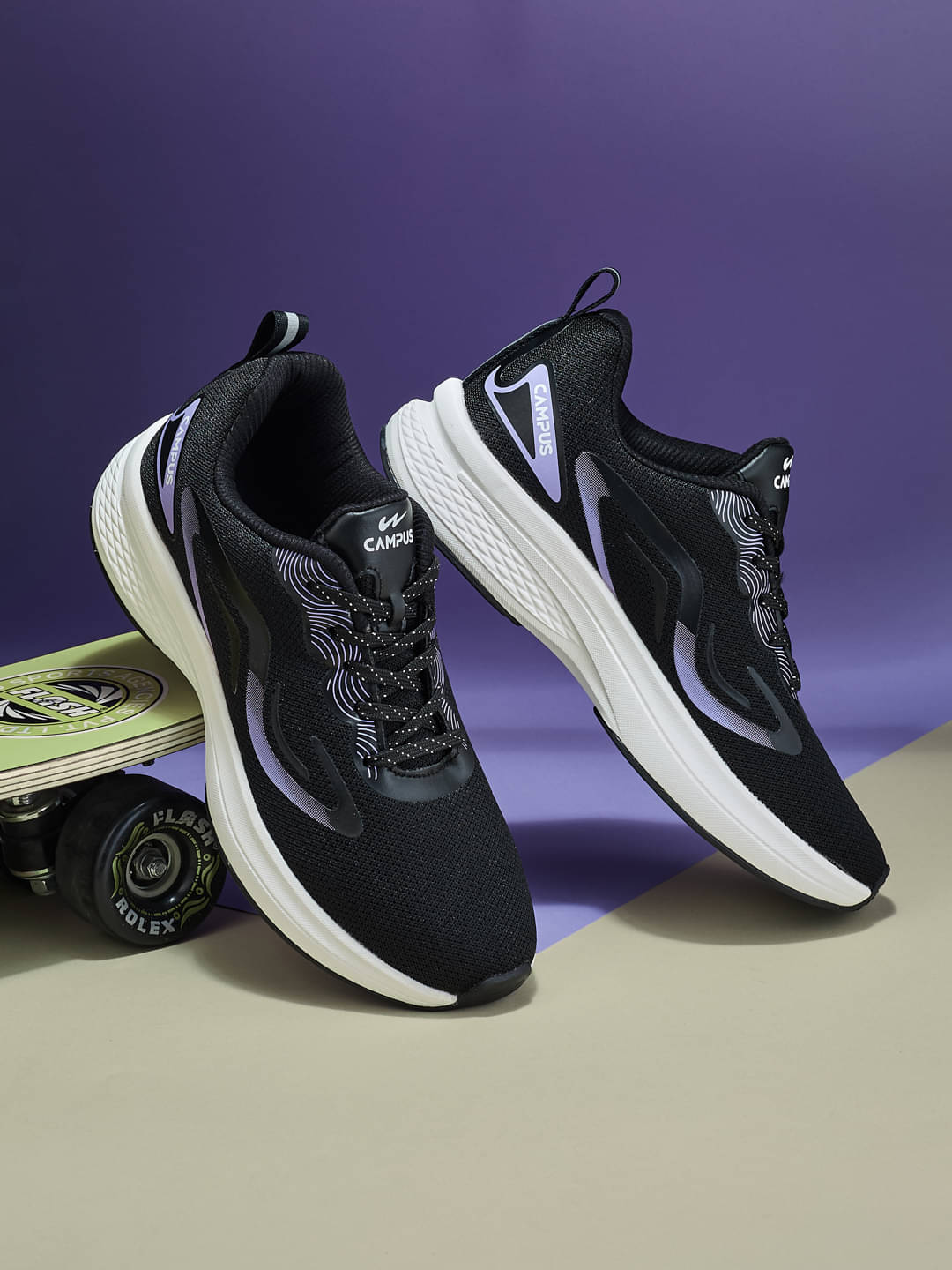 Campus - Black Women's Running Shoes     			Campus - Black Women's Running Shoes