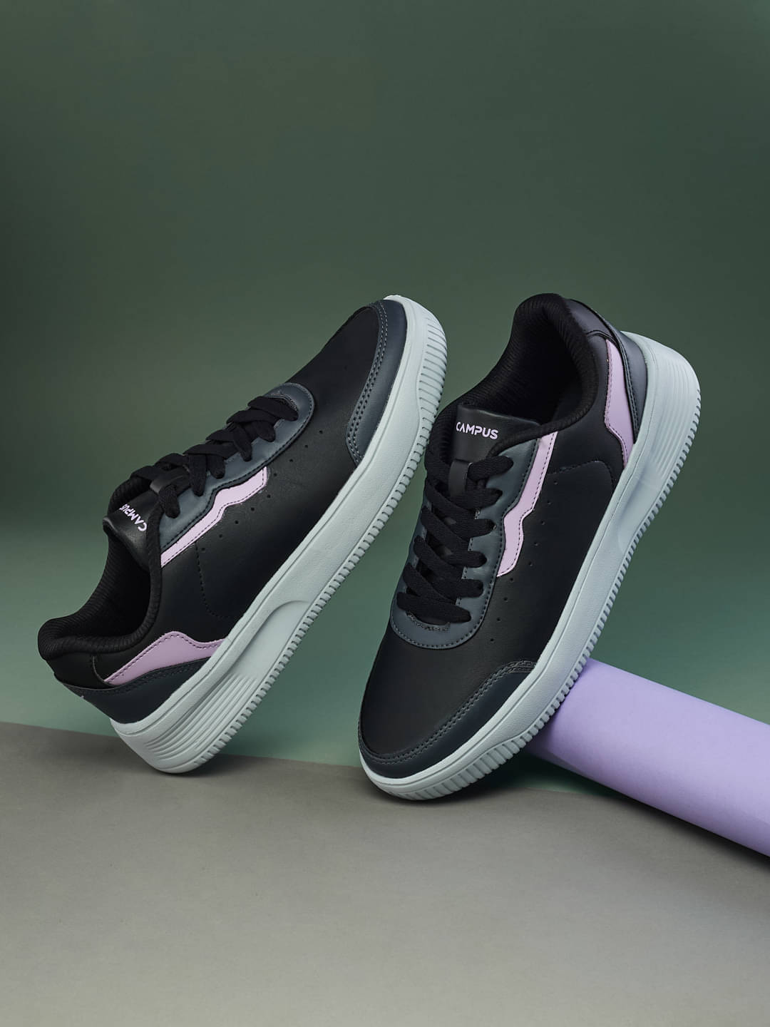     			Campus Black Women's Sneakers