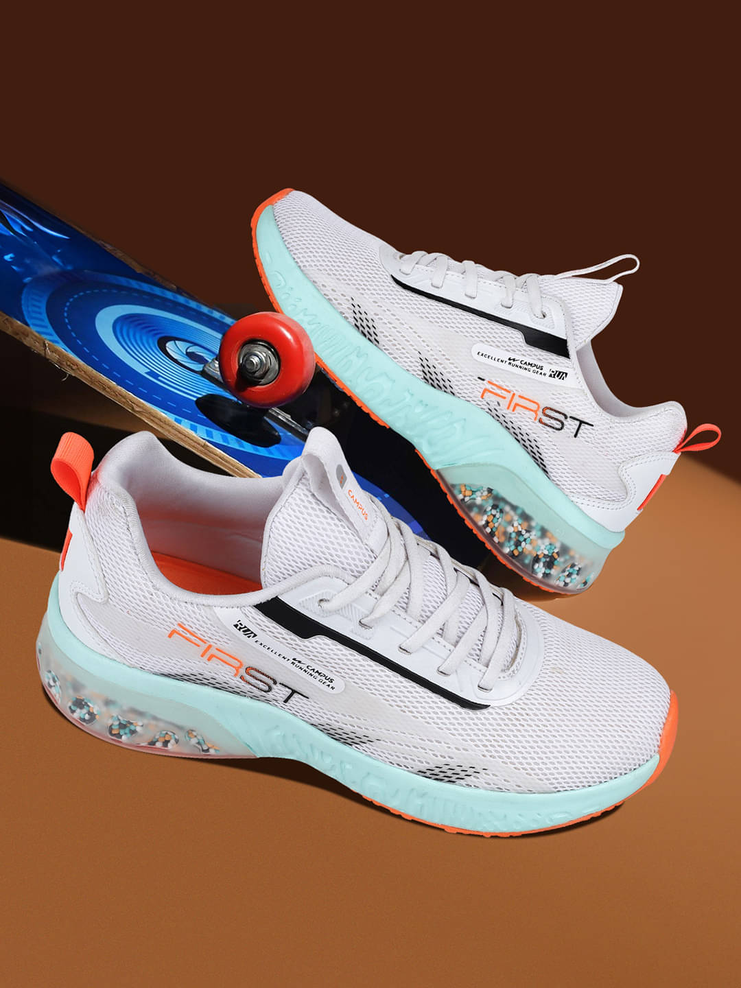 Campus First White Men's Sports Running Shoes Campus First White Men's Sports Running Shoes