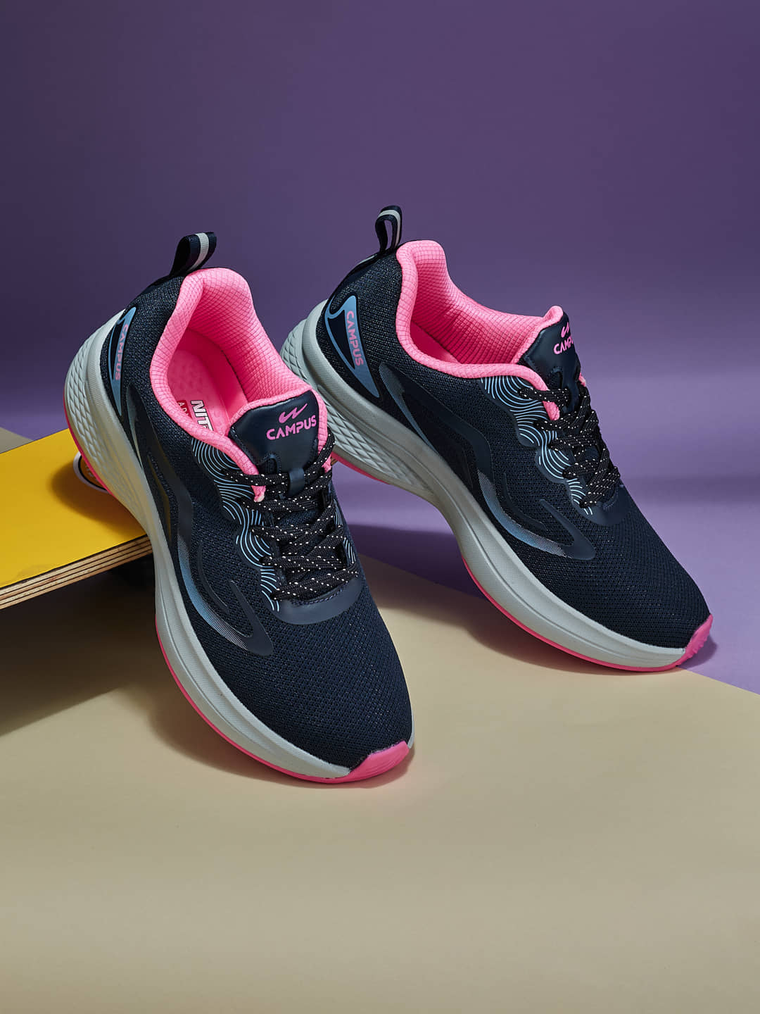 Campus - Navy Blue Women's Running Shoes - Sports Shoes | Buy online on ZillyBuy
