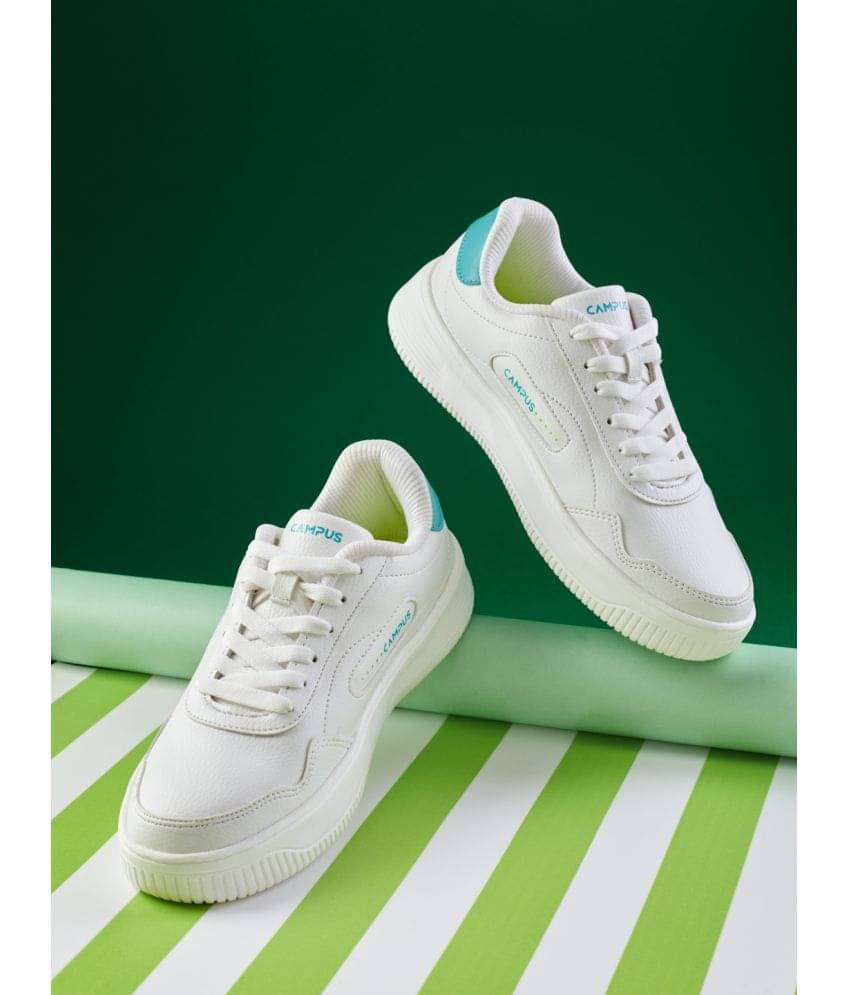     			Campus White Women's Korean Shoes