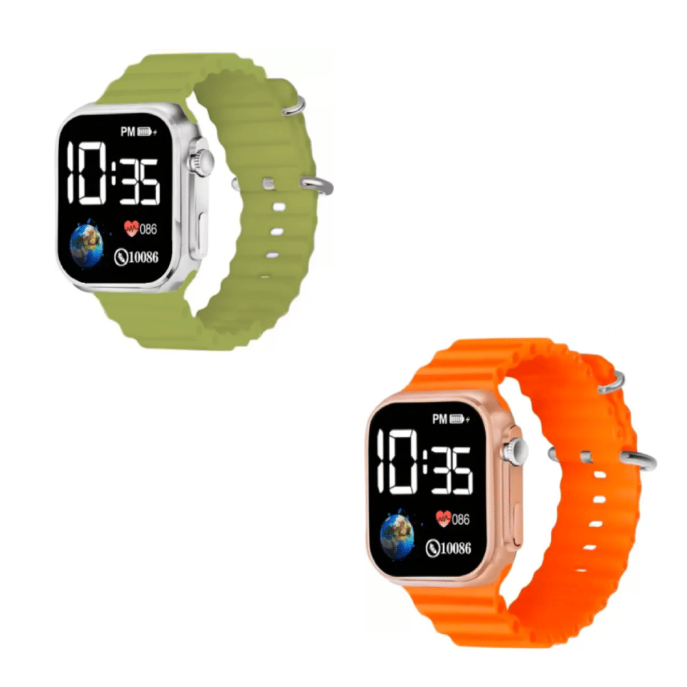 DECLASSE Mint Green Silicon Digital Womens Watch