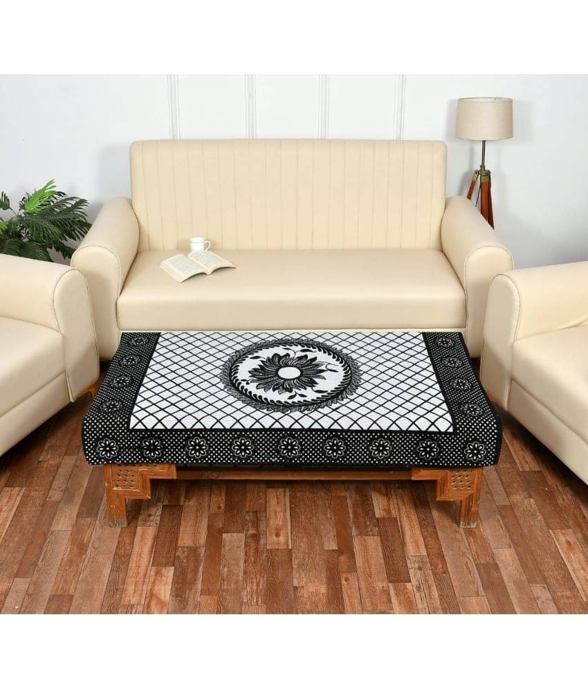 GoCose Home Printed Cotton 4 Seater Rectangle Table Cover ( 101 x 152 ) cm Pack of 1 Black     			GoCose Home Printed Cotton 4 Seater Rectangle Table Cover ( 101 x 152 ) cm Pack of 1 Black