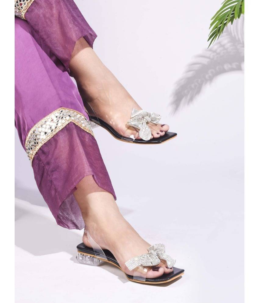 JM Looks Black Women's Sandal Heels     			JM Looks Black Women's Sandal Heels