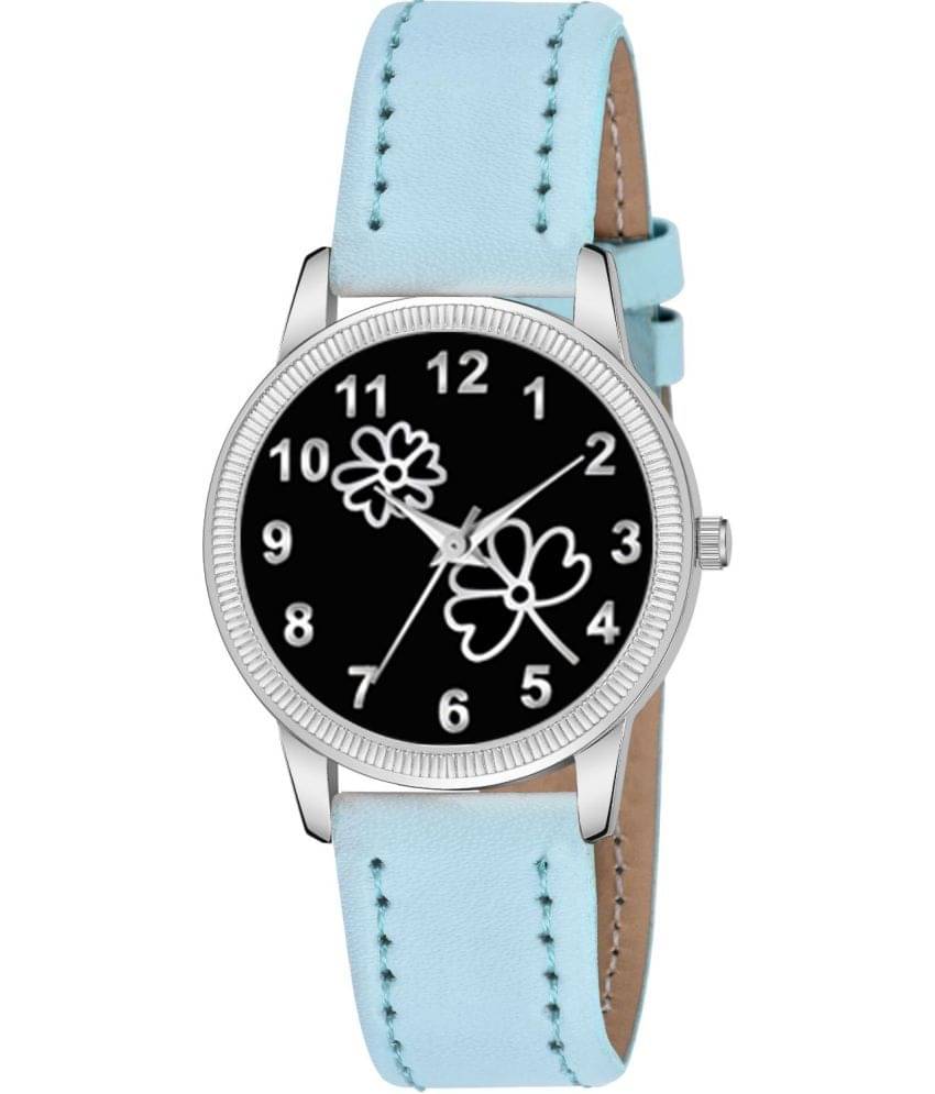     			KIARVI GALLERY Multicolor Leather Analog Womens Watch