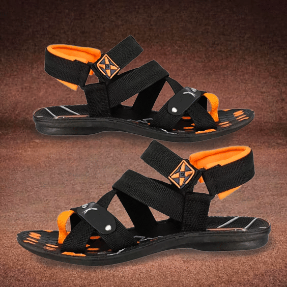Kzaara - Orange Men's Sandals Kzaara - Orange Men's Sandals