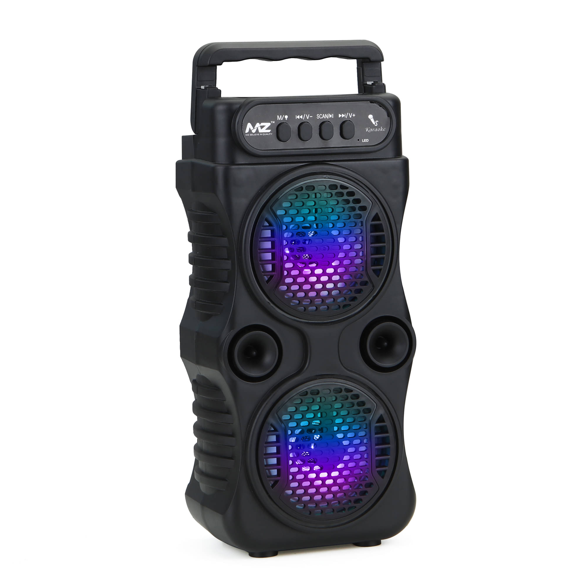    			MZ M55VP 10 W Bluetooth Speaker Bluetooth V 5.0 with SD card Slot Playback Time 6 hrs Black