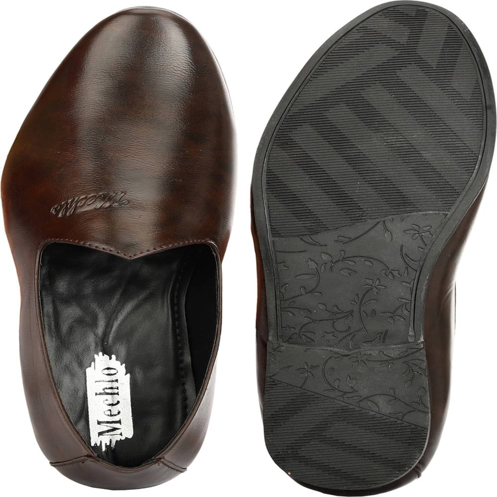     			Mechlo SLIP ON SHOES Brown Men's Outdoor Shoes