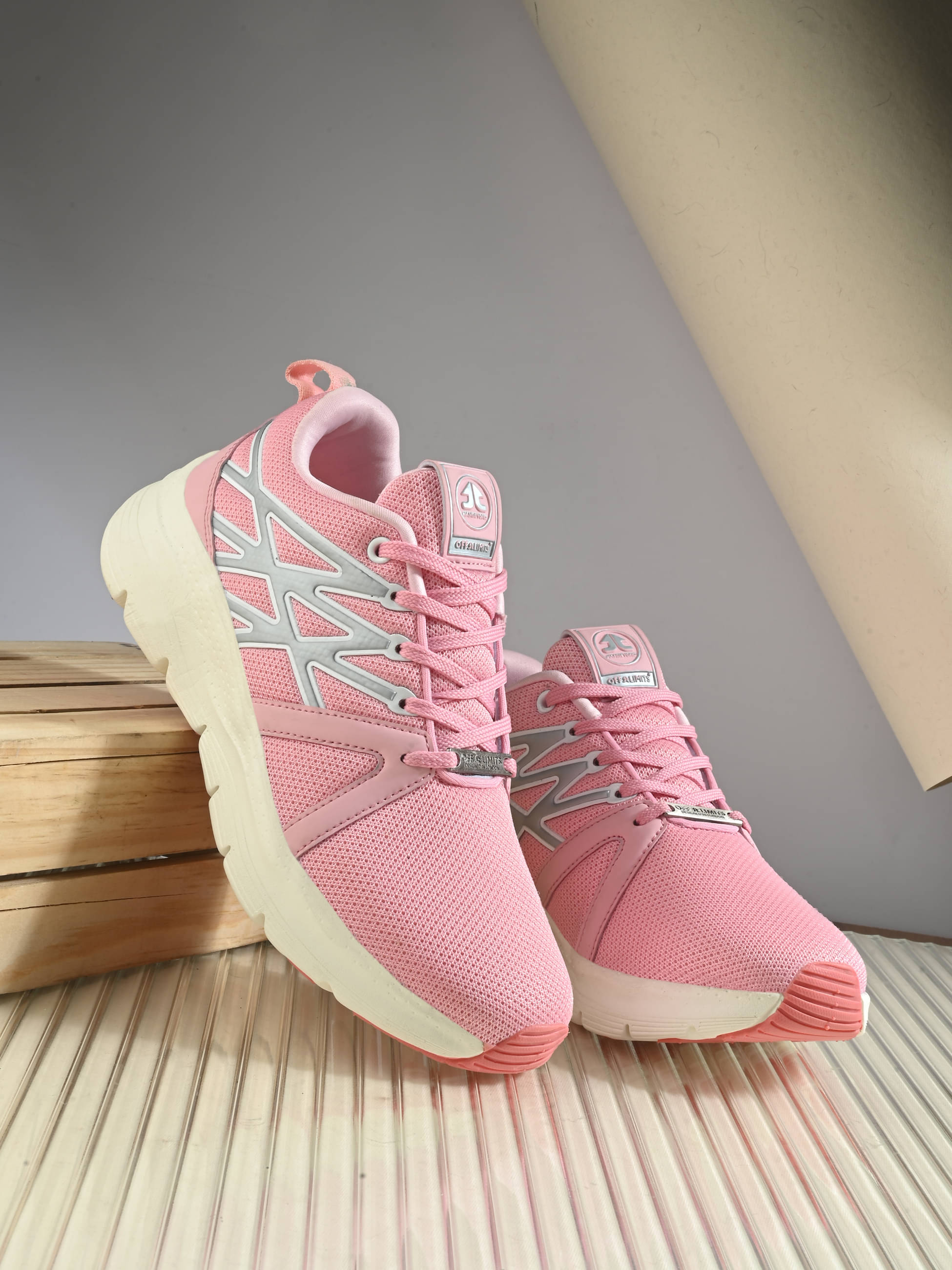     			OFF LIMITS - Pink Women's Running Shoes