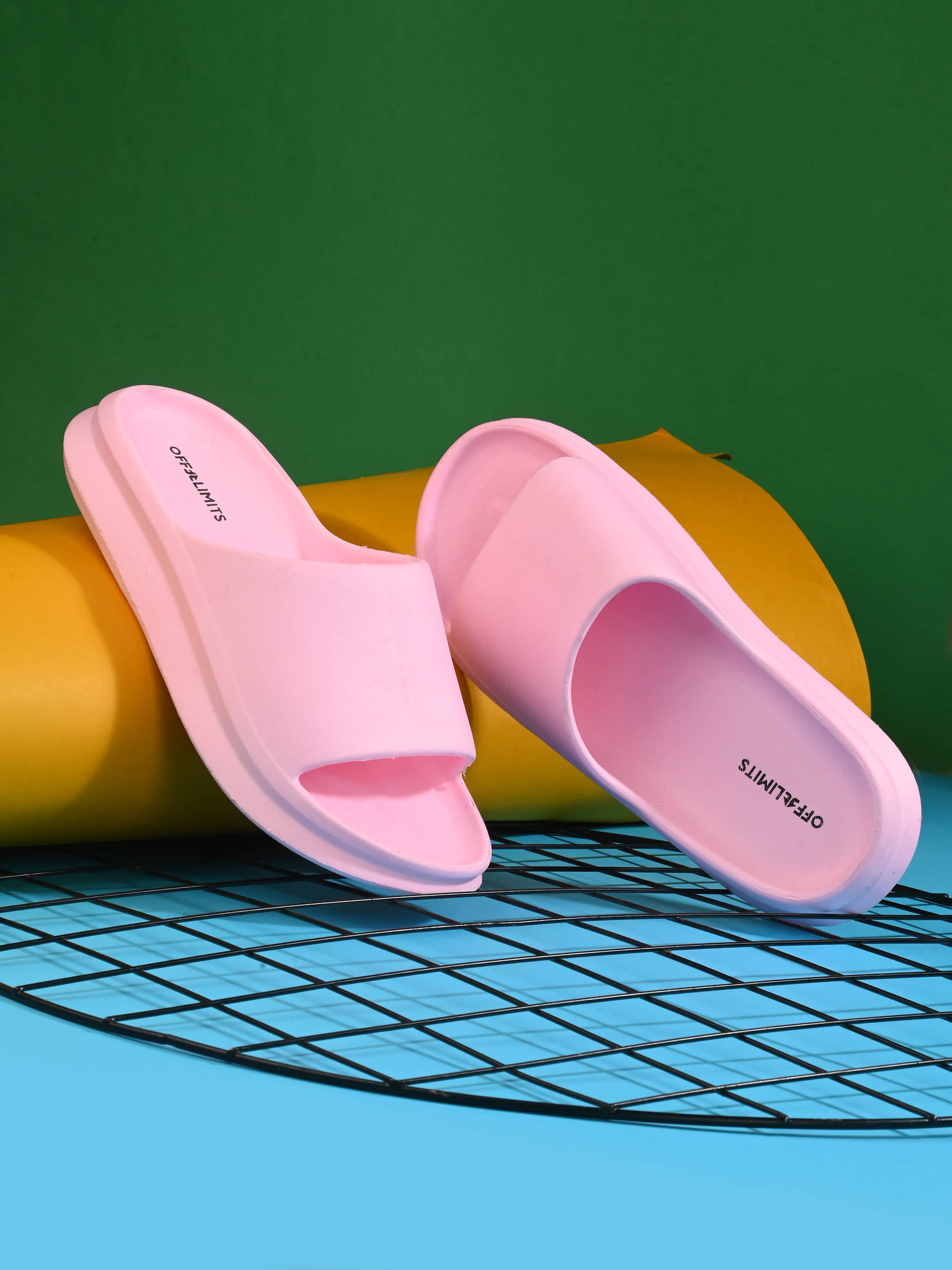     			OFF LIMITS Pink Women's Slide Flip Flop