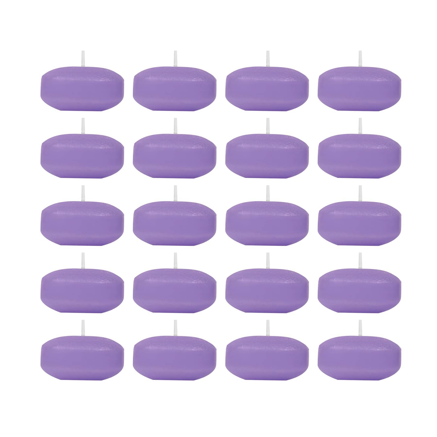    			Parkash Candles Purple Unscented Floating Candle 5 cm ( Pack of 20 )