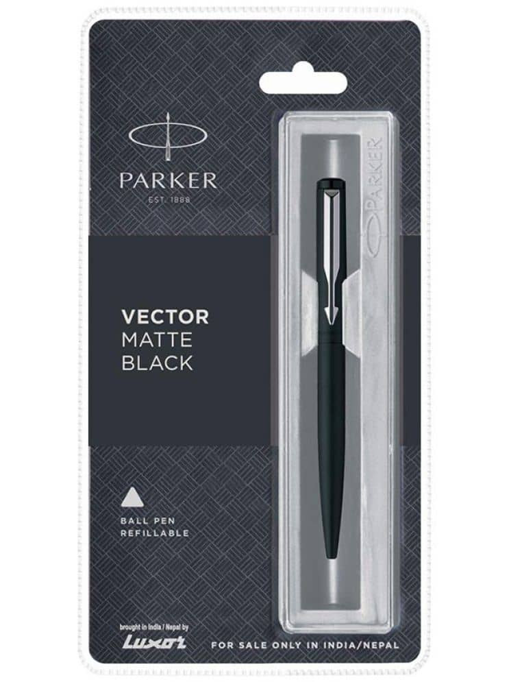 Parker Vector Matte Black Ct Ball Pen