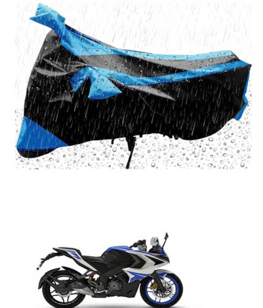 RONISH Bike Body Cover for Bajaj Pulsar RS 200 ( Pack of 1 ) , Blue