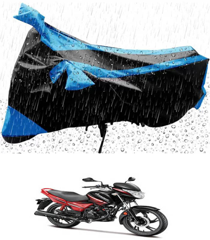 RONISH Bike Body Cover for Hero Glamour ( Pack of 1 ) , Blue