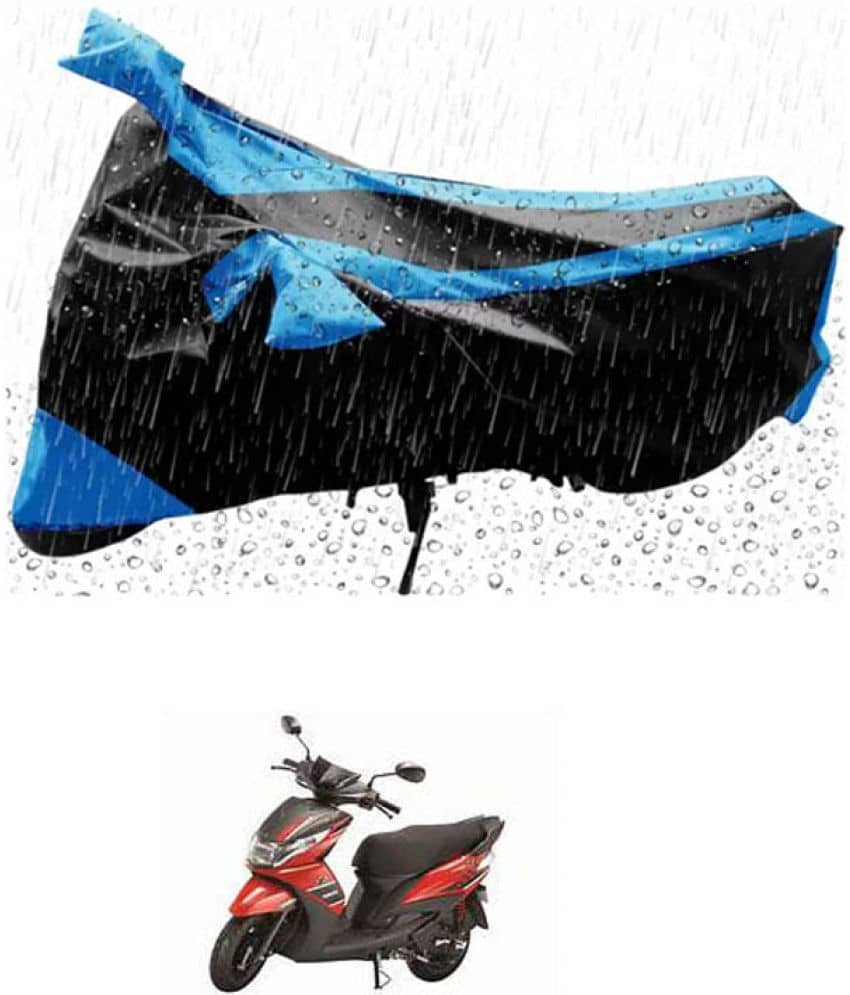 RONISH Bike Body Cover for Yamaha Ray Z ( Pack of 1 ) , Blue